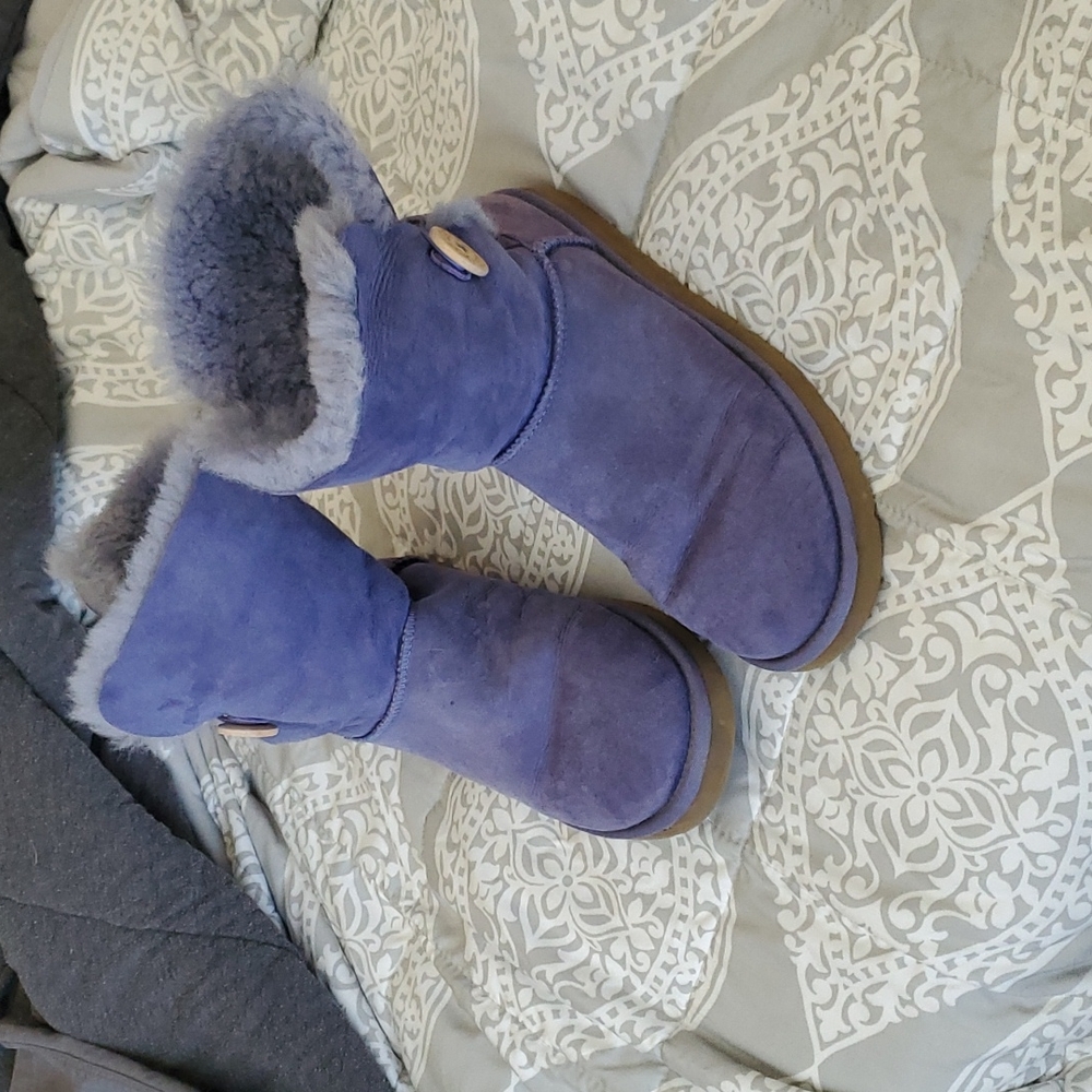 Women's Ugg boots purple size 10